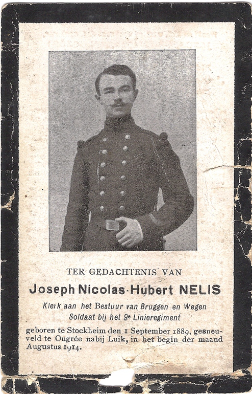 14-18 Joseph Nicolas Hubert Nelis